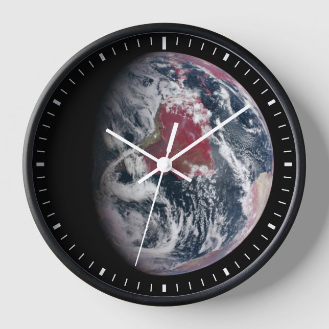 Horloge Croissance plante Sur La Planète Terre. (Recto)