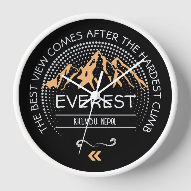 Horloge Customisez votre MOUNTAIN design (Recto)