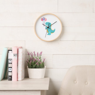 Horloge Cute Bird Kids Wall Clock – Soft Nursery Decor