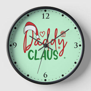 Horloge Daddy Claus Christmas Design-60094