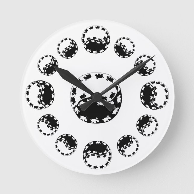 horloge d'âne de yang de yin (Recto)