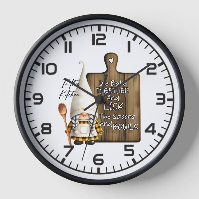Horloge Dans Cette Cuisine Nous Cuisinons Ensemble (Recto)