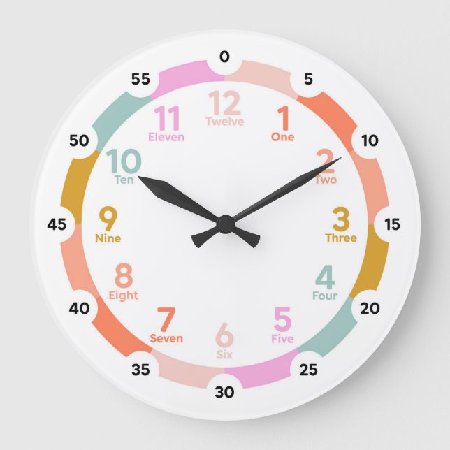 Horloge d'apprentissage - brise fraîche (Recto)