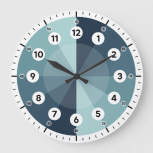 Horloge d'apprentissage - Temps d'annonce - teinte