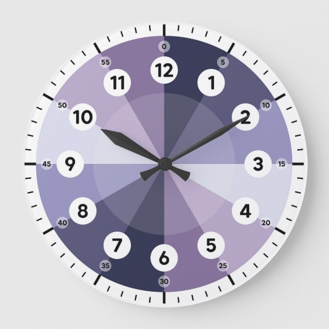 Horloge d'apprentissage - Temps de parole - teinte (Recto)