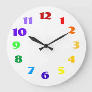 horloge d'arc-en-ciel