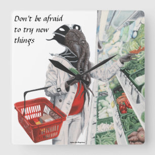 Horloge d'art Imaginaire d'épicerie Mind Flayer