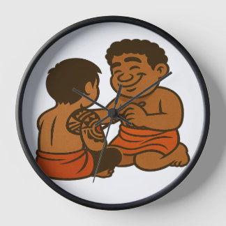 Horloge d'artiste Dumi Tatau