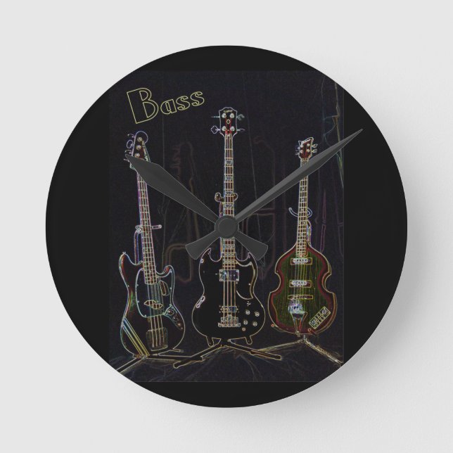 Horloge de basse de Neon (Recto)