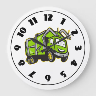 Horloge de camion de déchets
