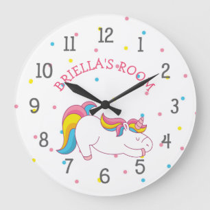 Horloge de chambre à coucher de licorne de sommei