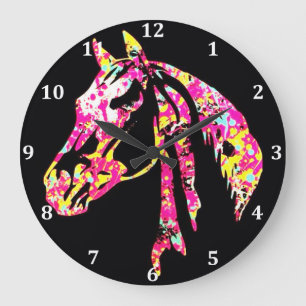 Horloge de cheval, gentil colorée