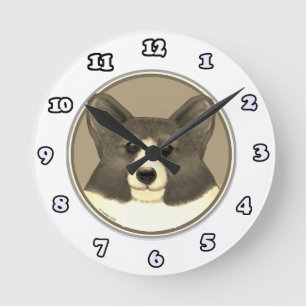 Horloge de chien Welsh Corgi