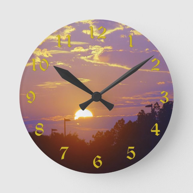 Horloge de coucher du soleil (milieu) (Recto)