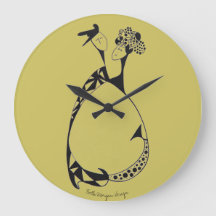 Horloge de couple dansant