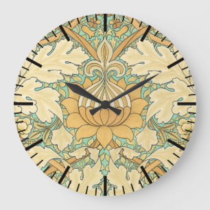 Horloge de cru de Nouveau d'art de William Morris