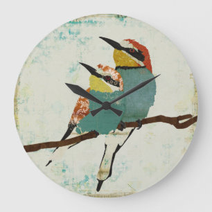 Horloge de deux petite oiseaux