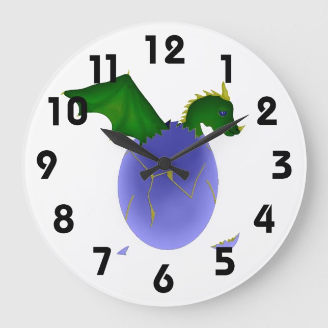 Horloge de Dragon Bébé (Recto)
