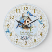 Horloge de la Bible Bluebird Ecclésiaste
