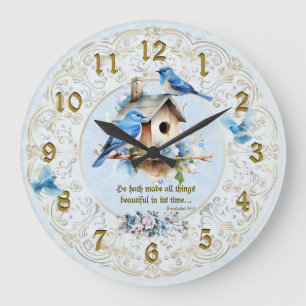 Horloge de la Bible Bluebird Ecclésiaste
