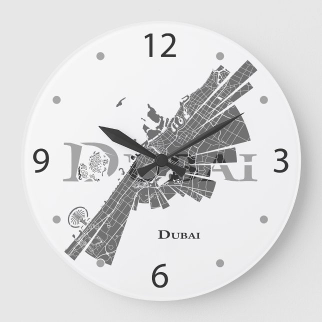 Horloge de la carte de Dubaï (Recto)
