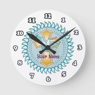 horloge de la Croix chrétienne de Saint-Dove