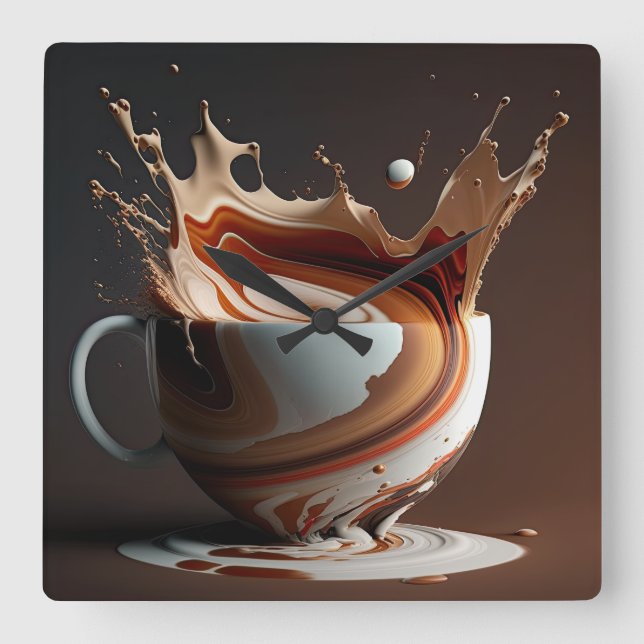 Horloge de la cuisine du café (Recto)