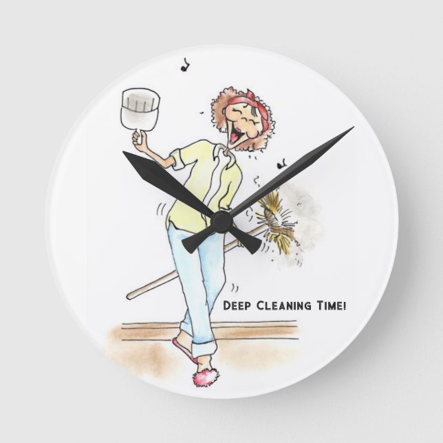 Horloge de la dame de nettoyage (Recto)
