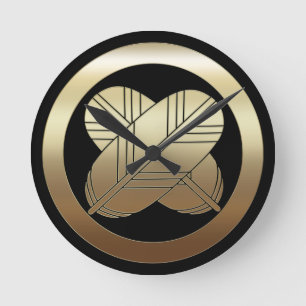 horloge de la famille asano kamon