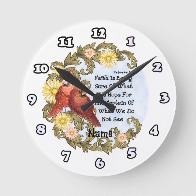 Horloge de la foi des cardinaux (Recto)