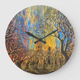 Horloge de la forêt mystique