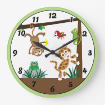 Horloge de la forêt tropicale