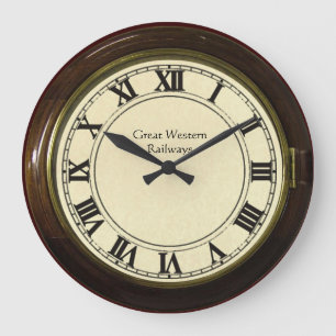 horloge de la gare vintage