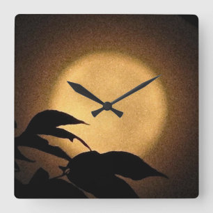 Horloge de la lune d'automne