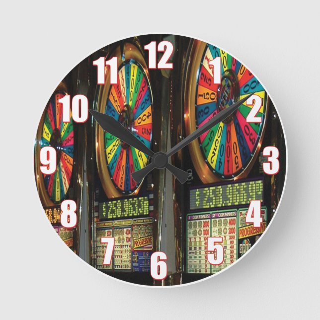 Horloge de la machine à sous Las Vegas (Recto)