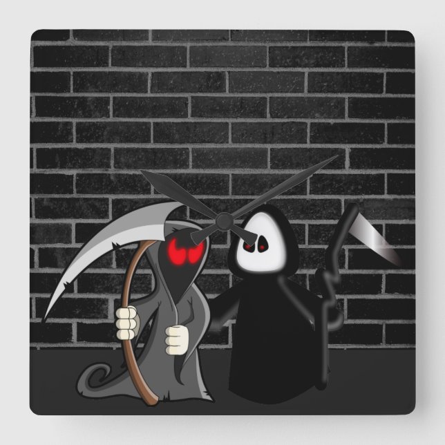 Horloge de la mort de la Faucheuse (Recto)