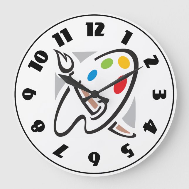 Horloge de la palette des peintres (Recto)