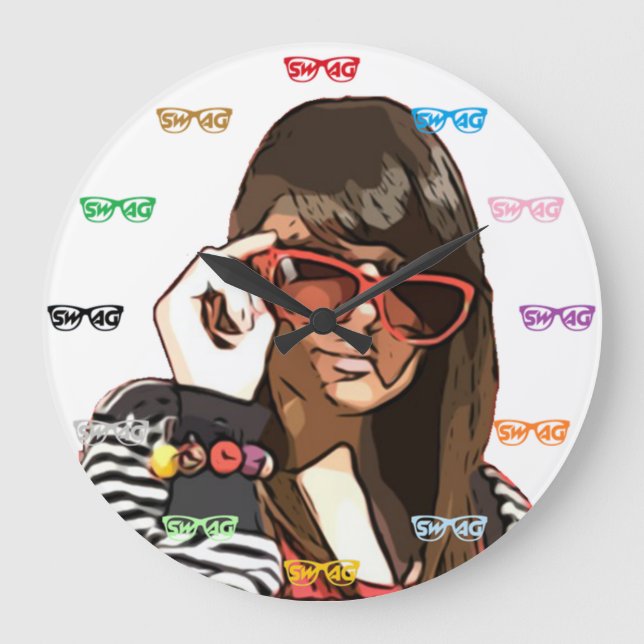 Horloge de la paroi de swag (Recto)