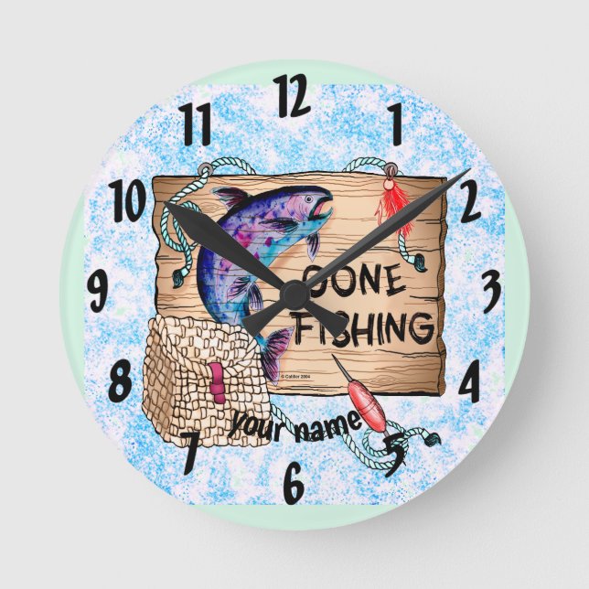 Horloge de la pêche terminée (Recto)
