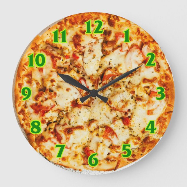 Horloge de la pizza (Recto)