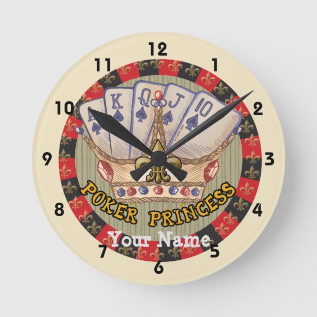 Horloge de la princesse de poker (Recto)