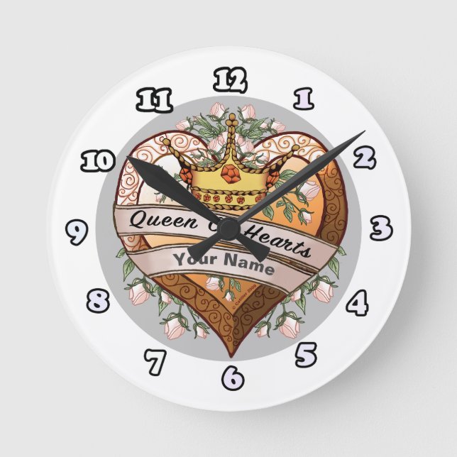 Horloge de la reine de mon coeur (Recto)