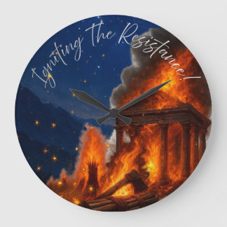 Horloge de la résistance allumée