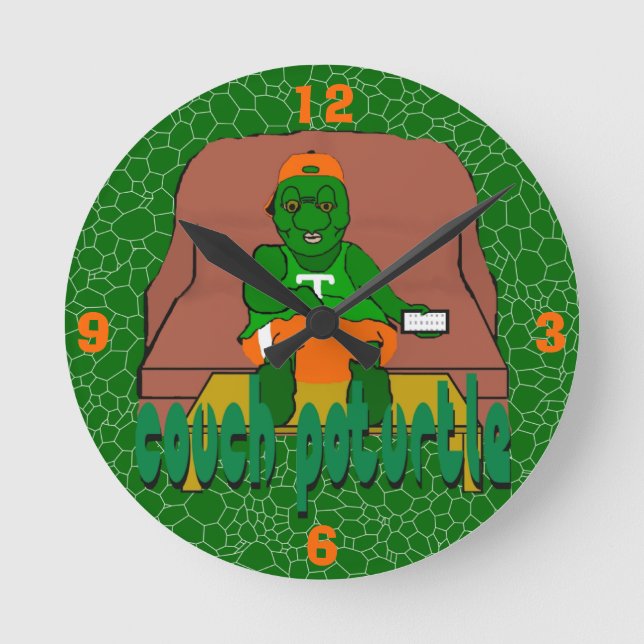 Horloge de la tortue de canapé (Recto)