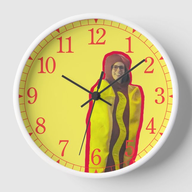 Horloge de l'enseignant de chien chaud (Recto)