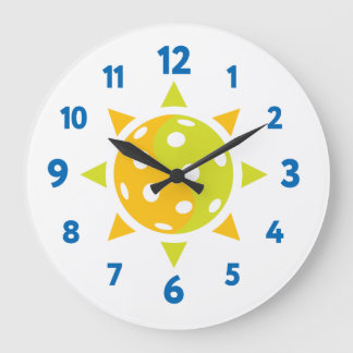 Horloge de l'icône Pickleball