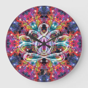 Horloge de Lotus de zen de Coruscation