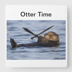 Horloge de loutres de mer