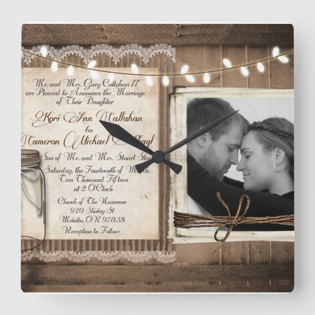 Horloge de mariage (Recto)