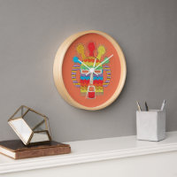Horloge de Masque Diablo Huma - Arrière - plan de 
